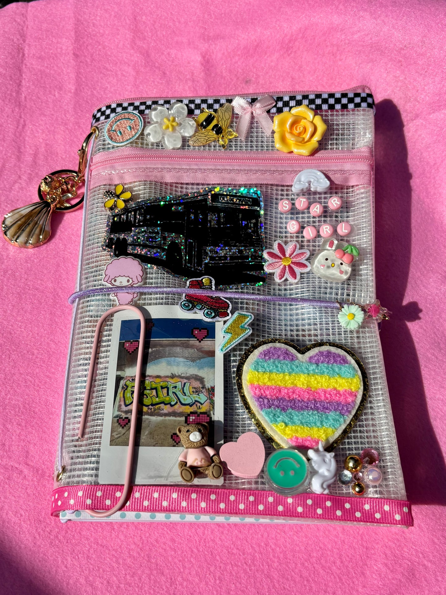 Checkered Custom Pouch Journal