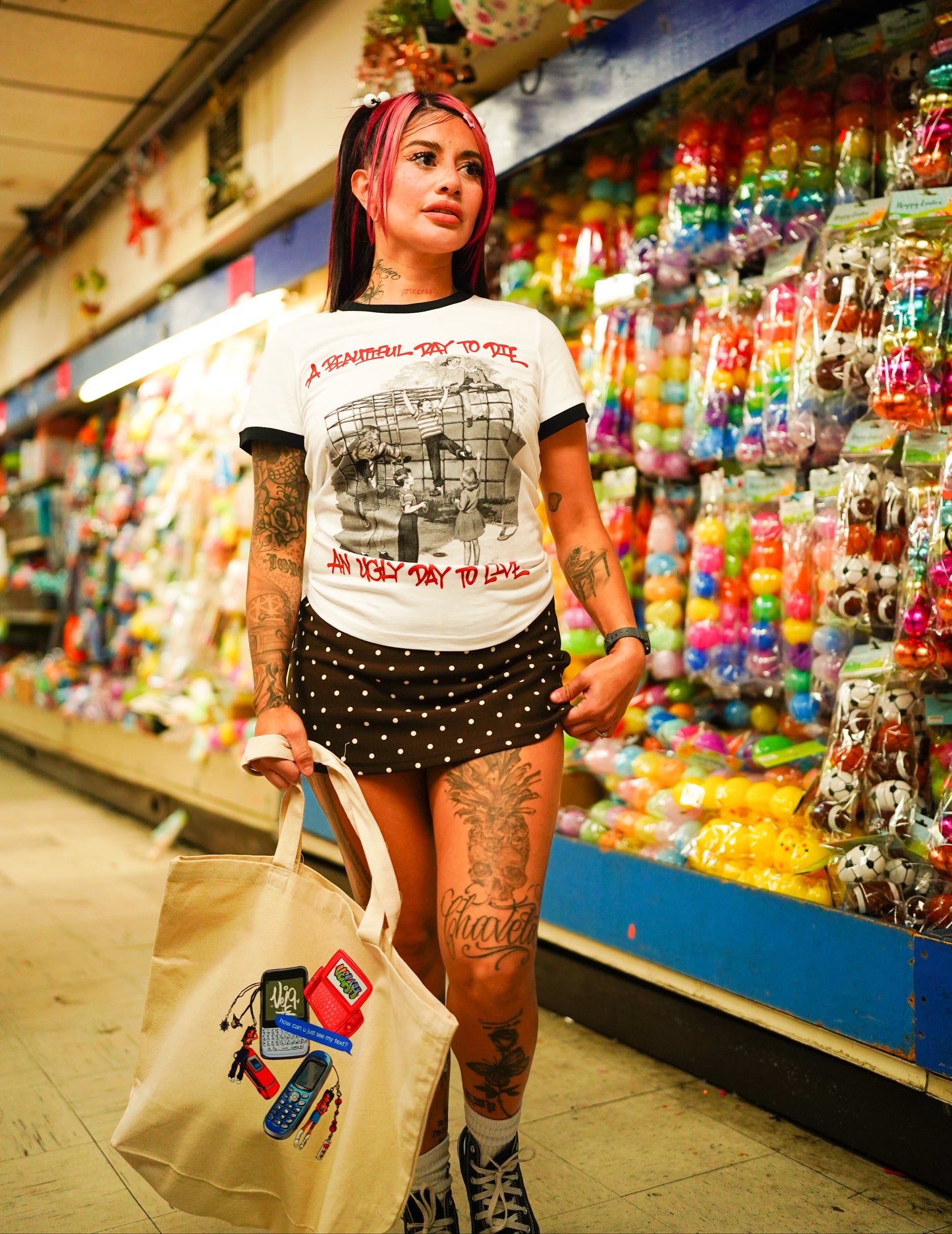 Text Message Tote Bag