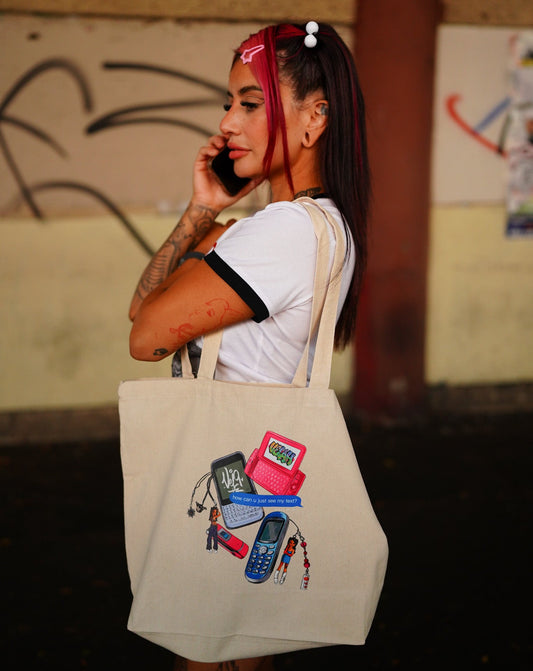 Text Message Tote Bag