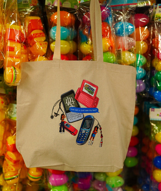 Text Message Tote Bag