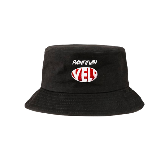 Vel Nine Black Bucket Hat