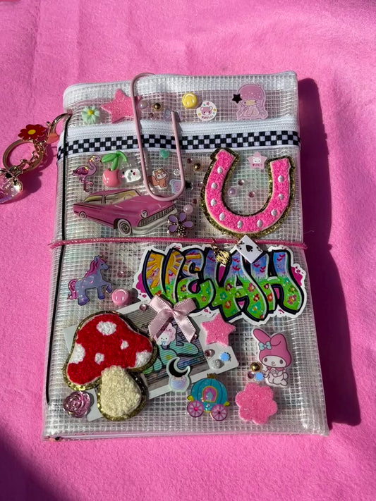 Mushroom Madness Custom Pouch Journal